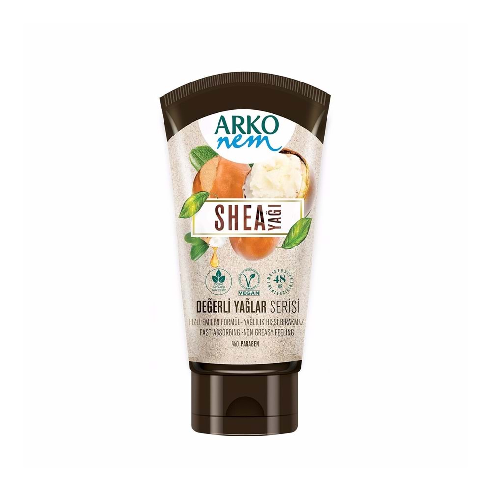 Arko Nem Değerli Yağlar Shea Yağı Krem 60 ml.