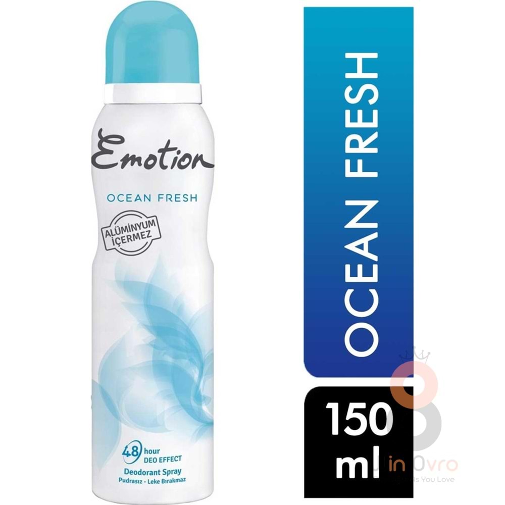 Emotion Kadın Deodorant 150 ml Ocean Fresh
