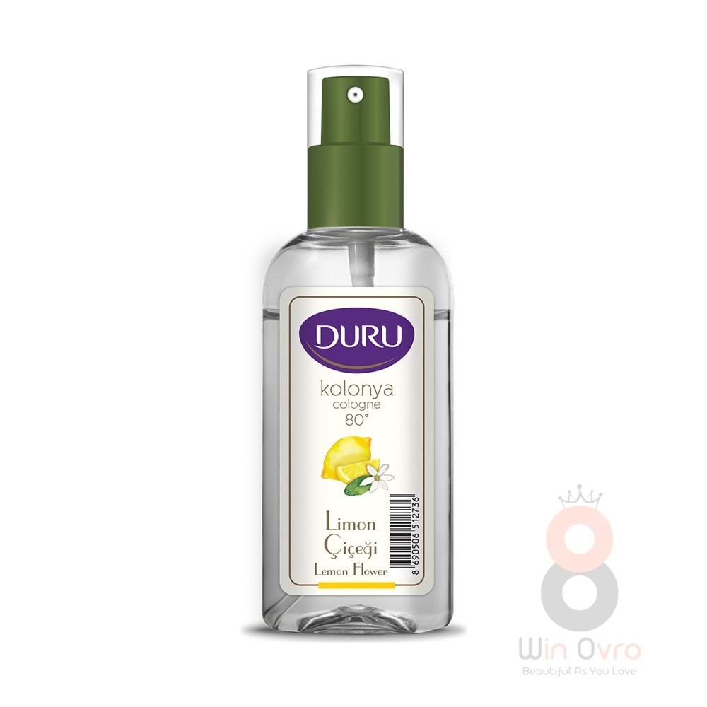 Duru Limon Çiçeği Sprey Kolonya 50 ml 80 Derece