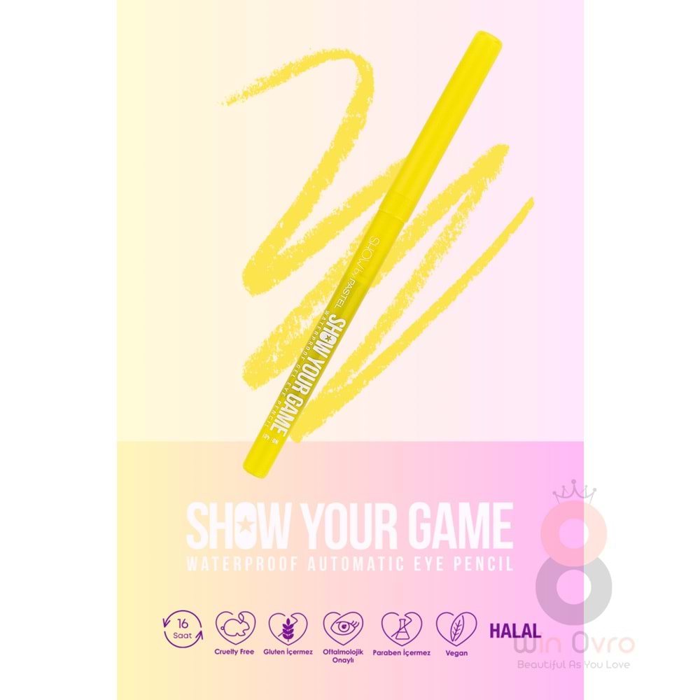 Pastel Show By Pastel Show Your Game Waterproof Gel Eye Pencil - Suya Dayanıklı Jel Göz Kalemi 401