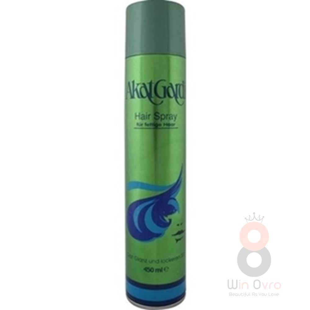 Akat Gardi Saç Spreyi Yeşil 450 Ml