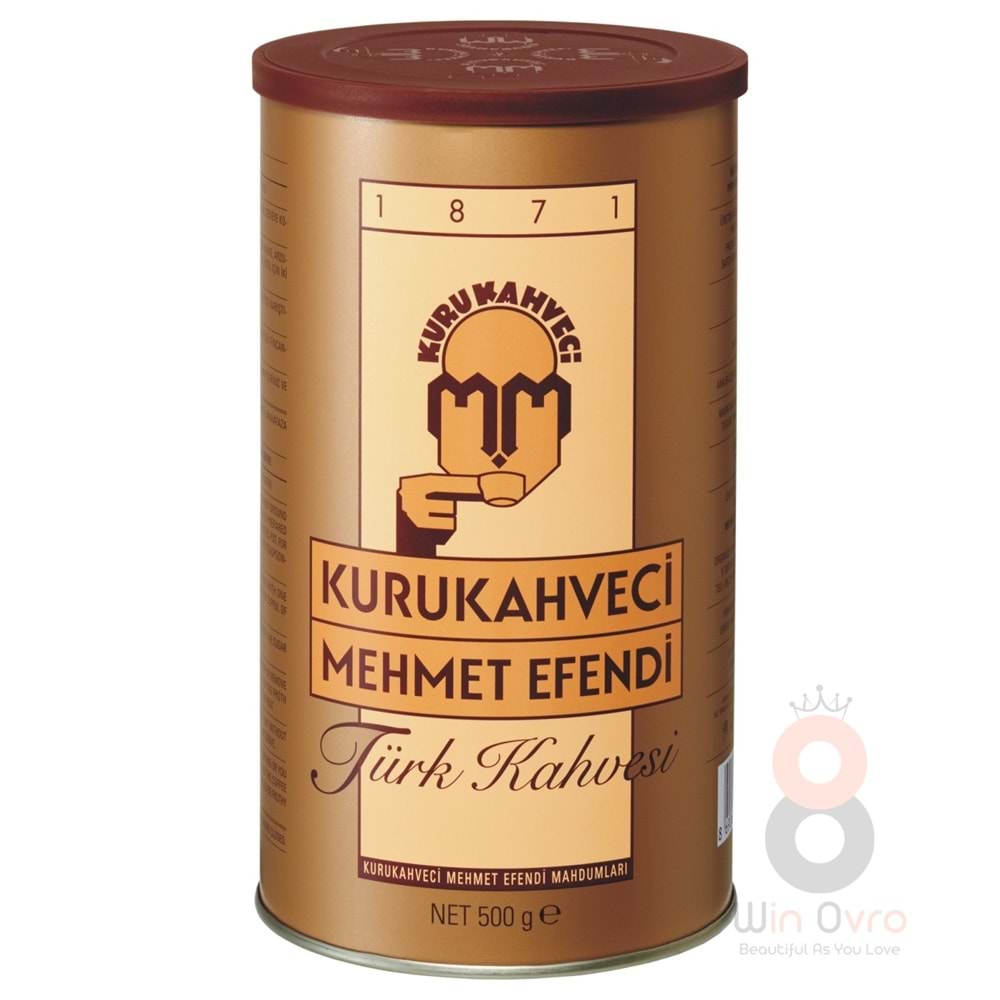 KuruKahveci Mehmet Efendi Türk Kahvesi Teneke 500 gr