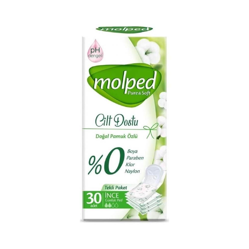 Molped Gunluk Ped Pure & Soft 30lu