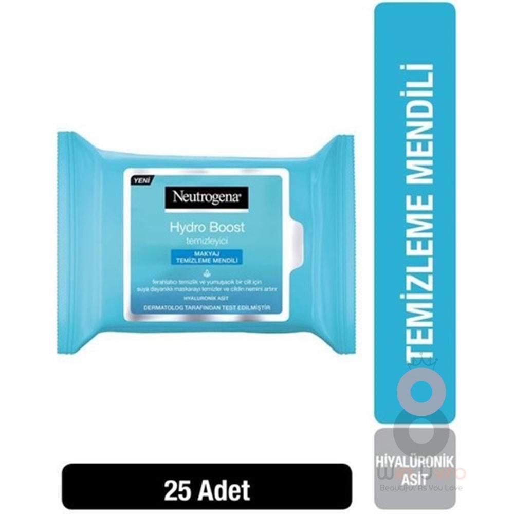 Neutrogena Hydro Boost Makyaj Temizleme Mendili