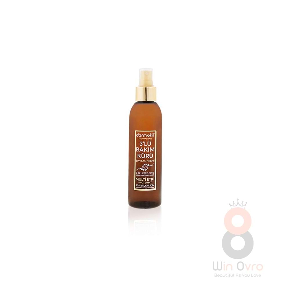 Dermokil Sıvı Saç Kremi 3'lü Bakım Kürü 200 ml