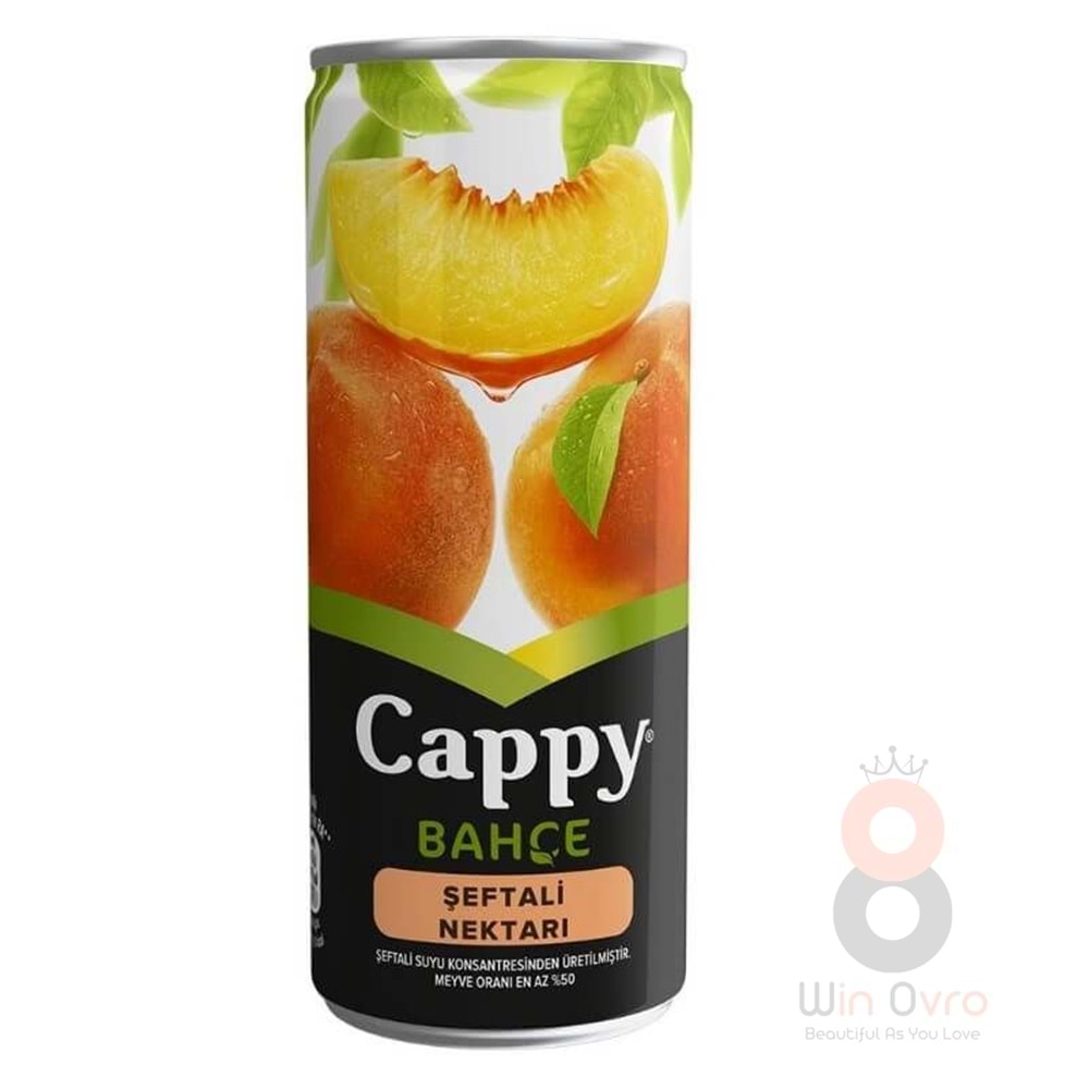 Cappy Bahçe Şeftali Nektari Kutu 250 Ml
