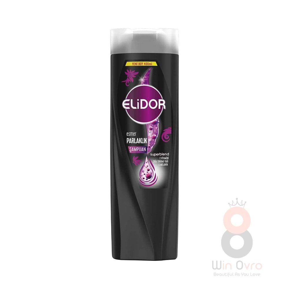 Elidor Superblend Saç Bakım Şampuanı Esmer Parlaklık E Vitamini Chia Tohumu Yağı Melanin 400 ml