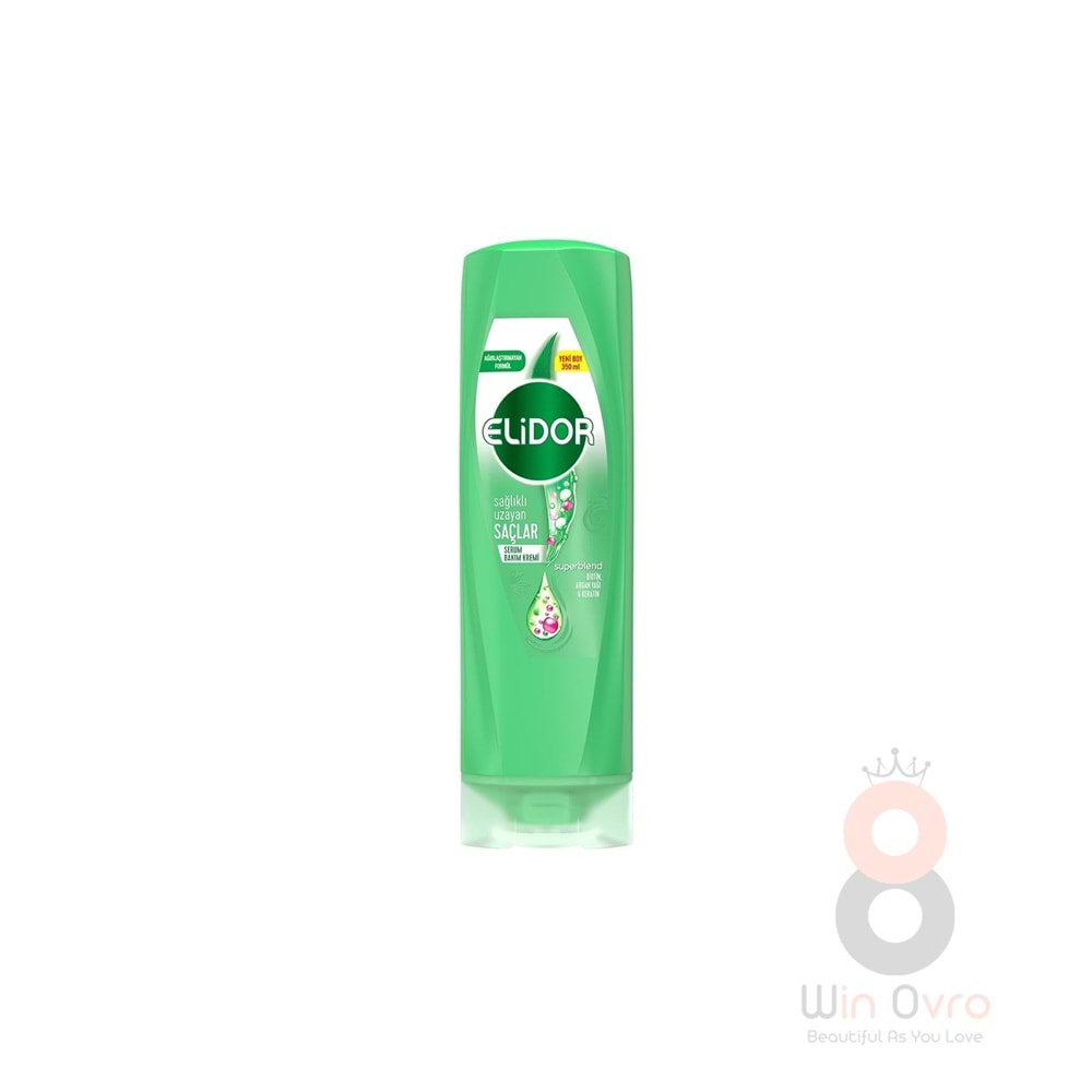 Elidor Superblend Serum Saç Bakım Kremi Sağlıklı Uzayan Saçlar Biotin Argan Yağı & Keratin 350 Ml