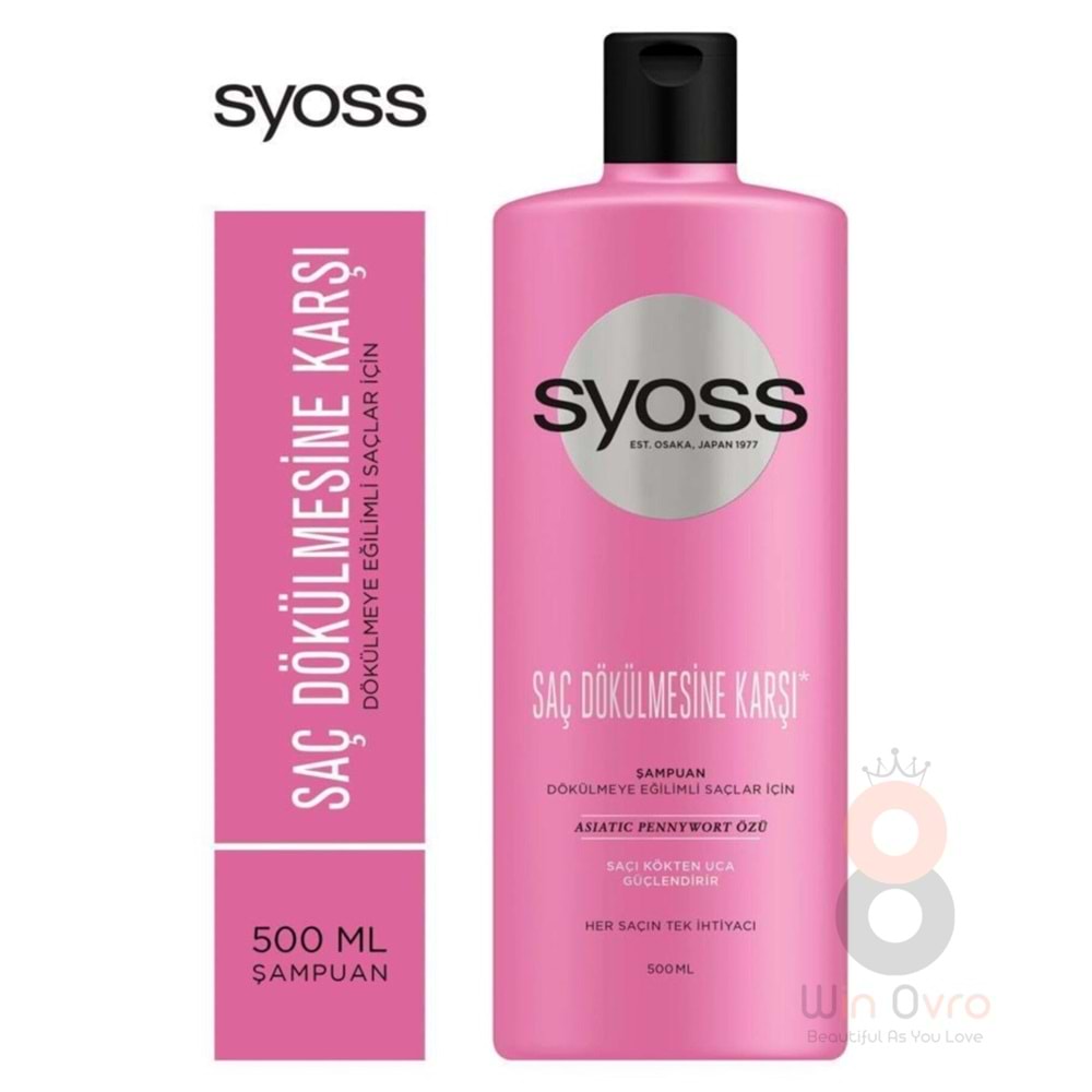 Syoss Saç Dökülmesine Karşı Şampuan 500 ml
