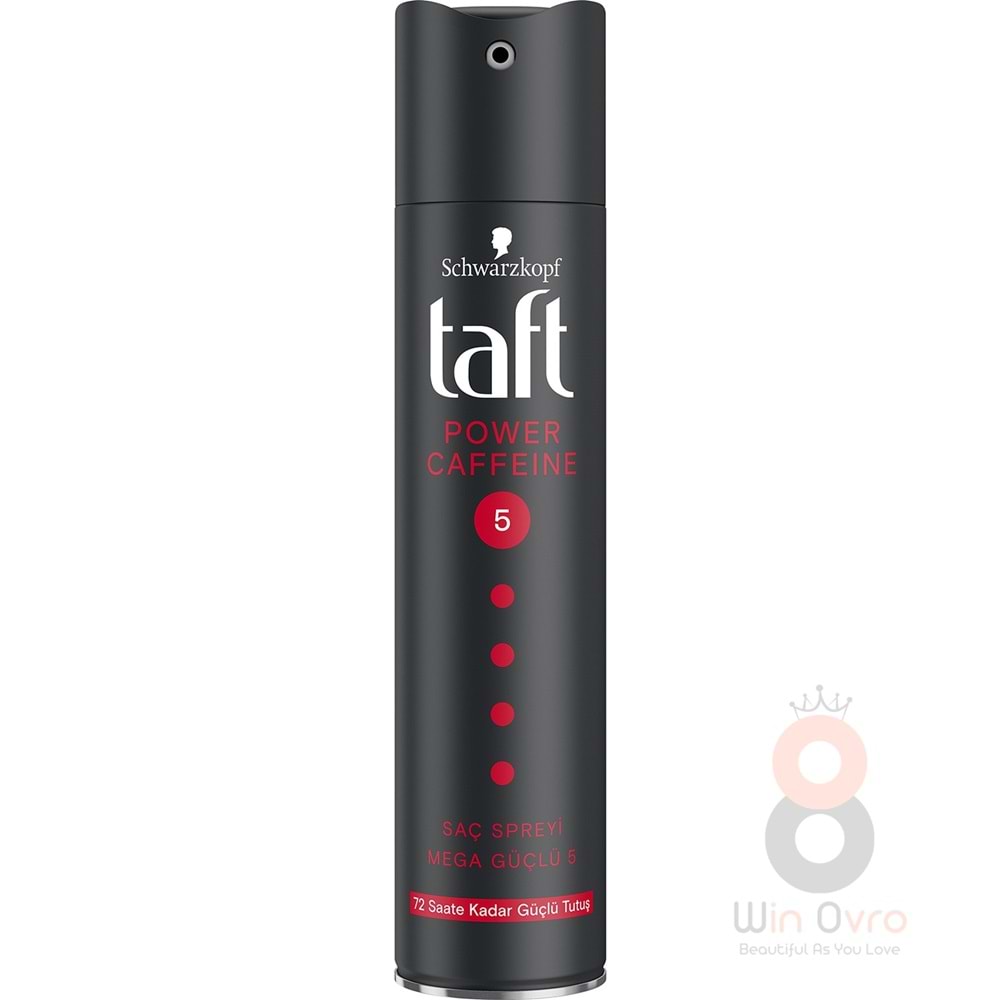 Taft Power Kafein Sprey 250 Ml Kalıcı Tutuş Saç Spreyi
