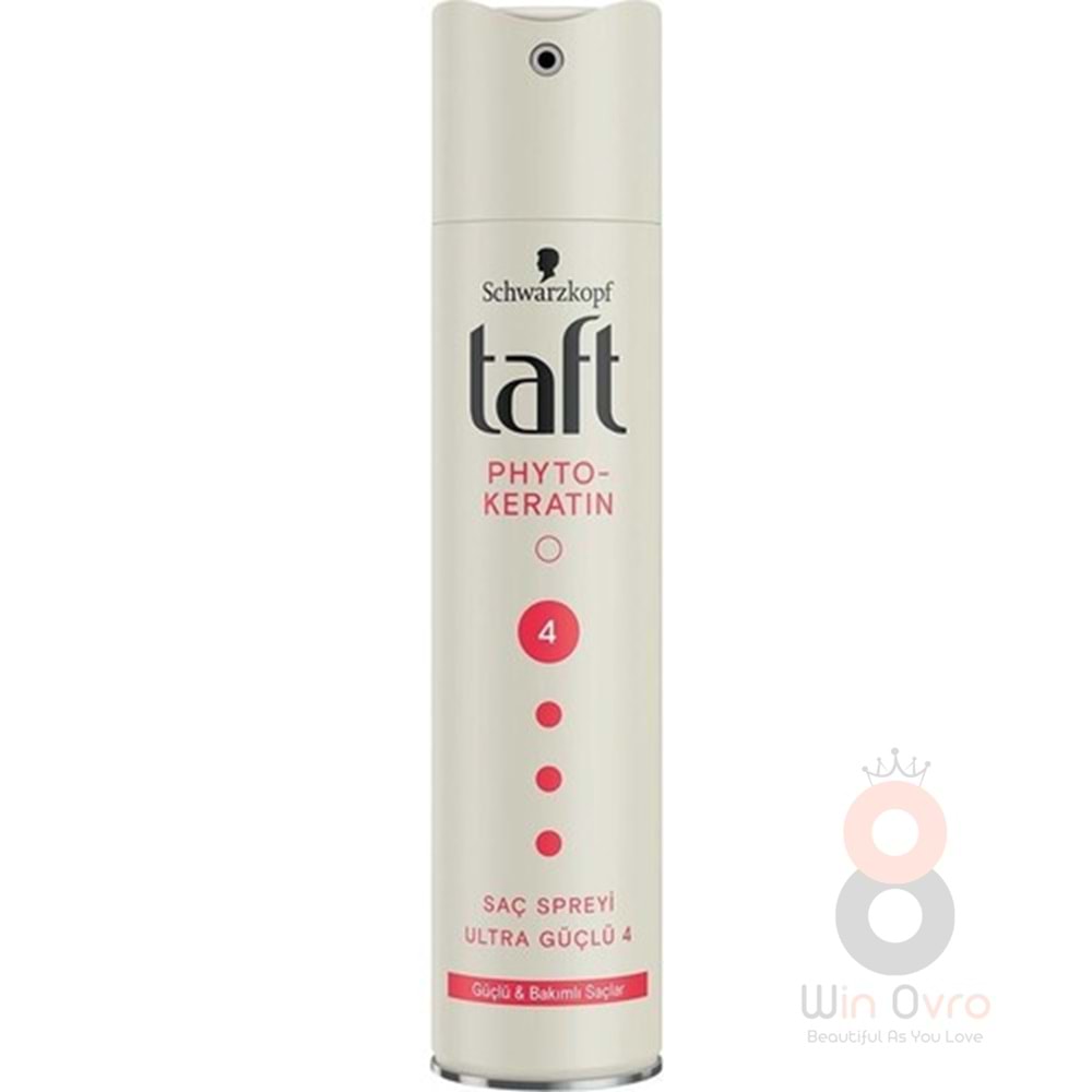 Taft Saç Sprey Phyto Keratin No.4 Ultra Güçlü