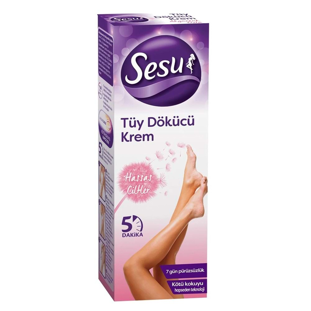 Sesu Tüy Dökücü Krem Sensitive Hassas Ciltler 40ml