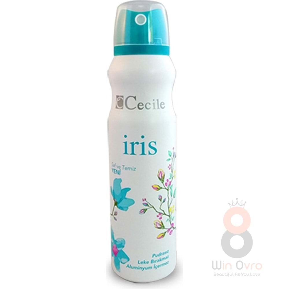 Cecile Iris Kadın Deodorant Sprey 150 ml