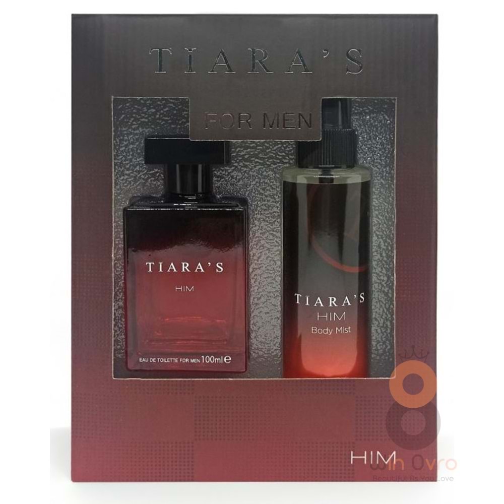 Tiaras Him Edt100ml+ Edc Body Mist 150ml Erkek Parfüm Set