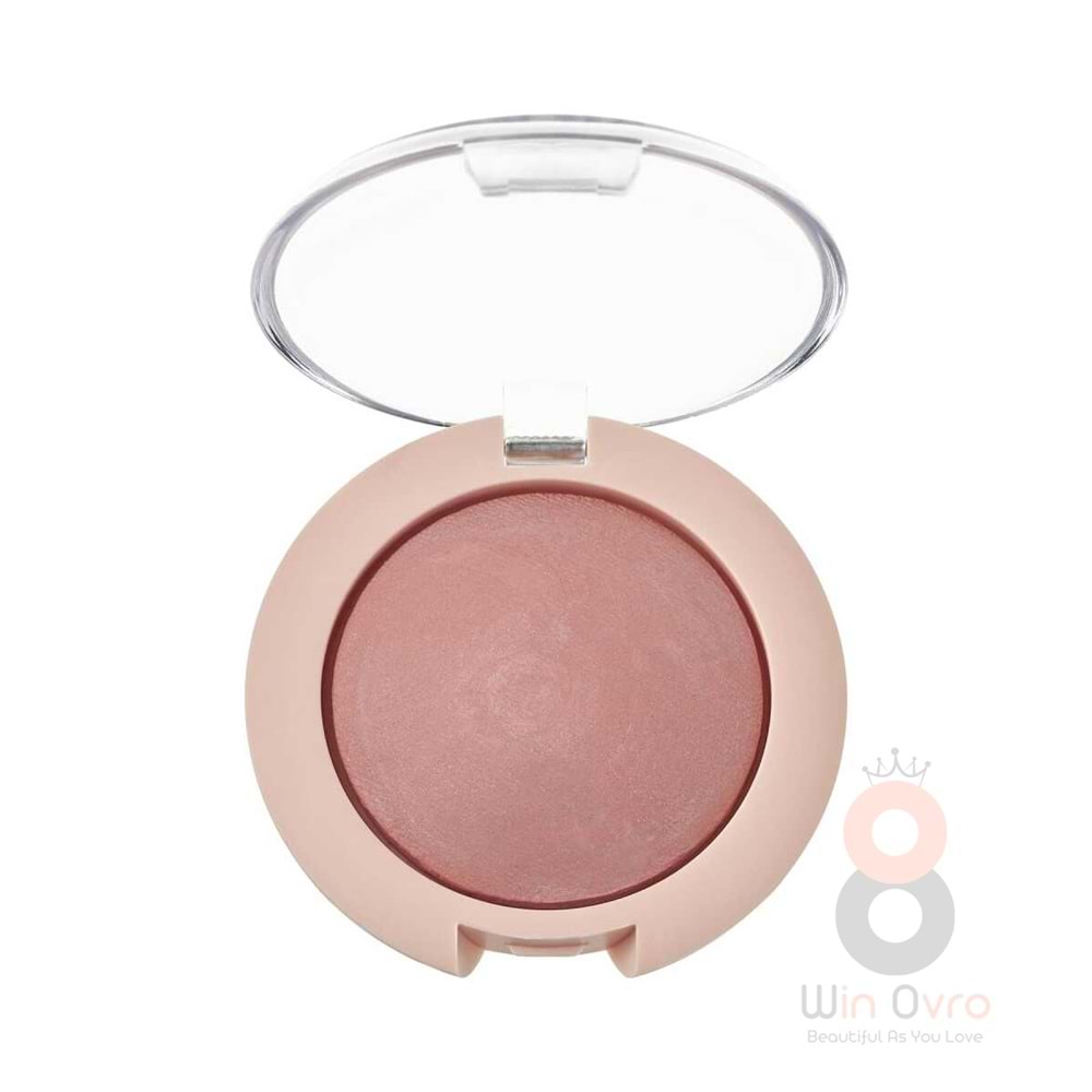 Golden Rose Nude Look Face Baked Blusher-Peachy Nude-İpeksi Allık