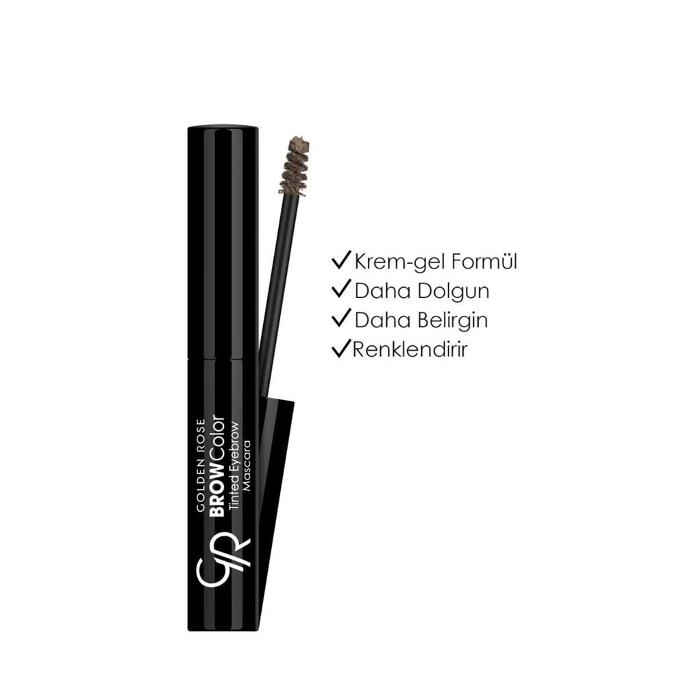 Golden Rose Brow Color Tinted Eyebrow Mascara-03 Ash-Kaş Maskarası