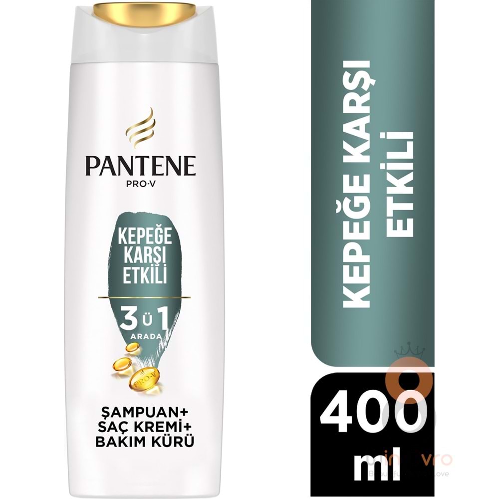 Pantene Pro-V Kepeğe Karşı Etkili Şampuan 400 ml Tüm Saç Tipleri İçin