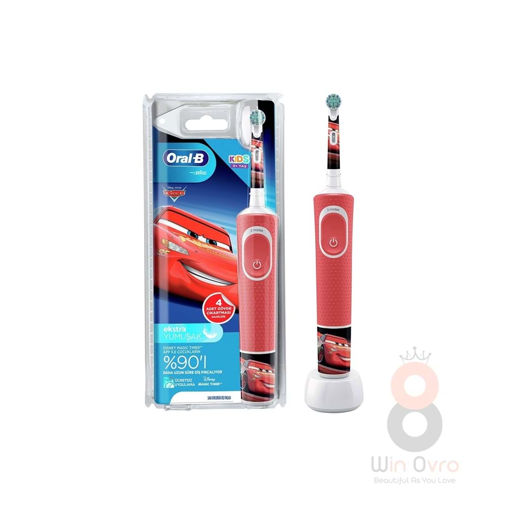 Oral-B D100 Çocuk Şarj Edilebilir Diş Fırçası Cars