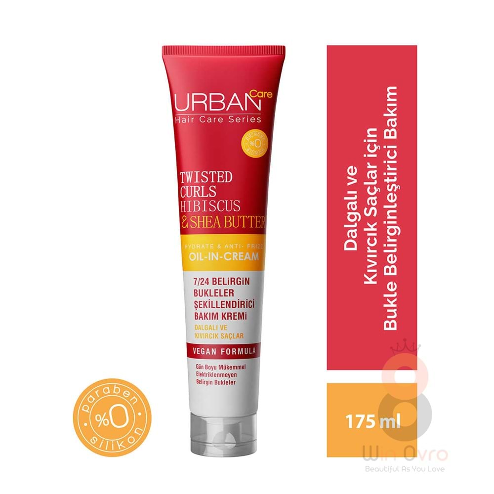 Urban Care Twisted Curls Hibiscus & Shea Butter Durulanmayan Bakım Kremi