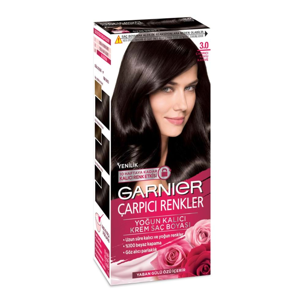 Garnier Çarpıcı Renkler 3/0 - Çarpıcı Kahve Saç Boyası