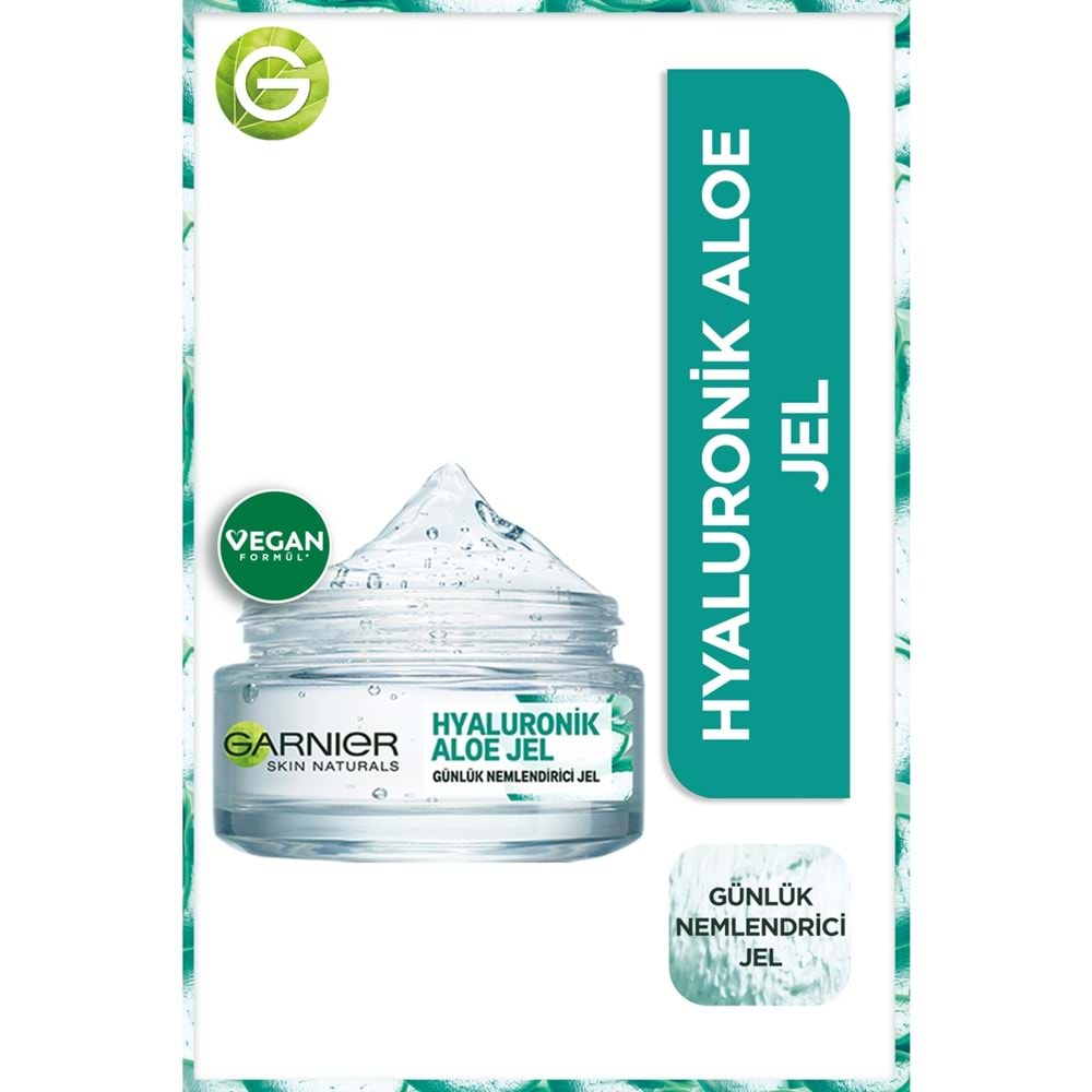 Garnier Hyaluronik Aloe Jel - Günlük Nemlendirici 50 Ml