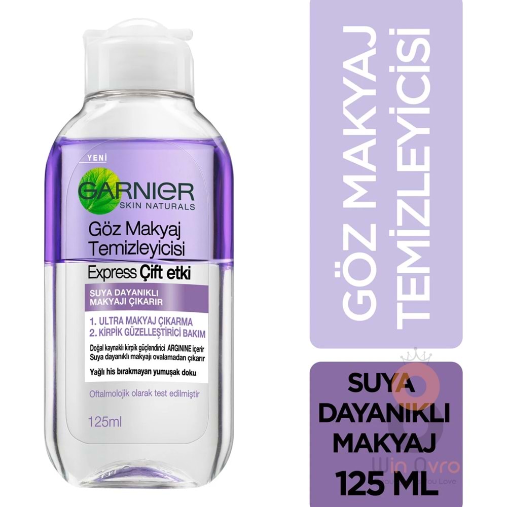 Garnier Göz Makyaj Temizleyicisi Express Çift Etki 125ML