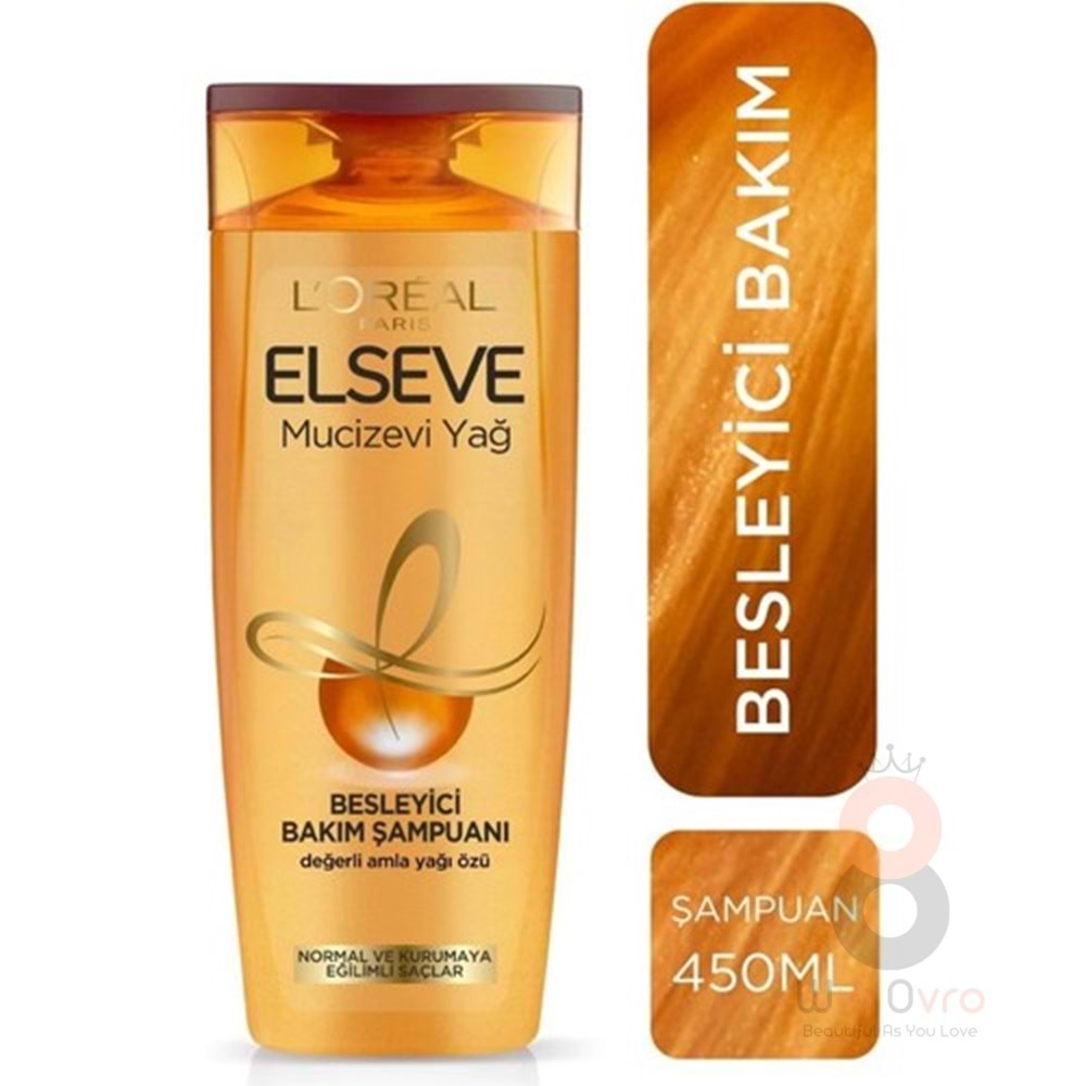 Loreal Paris Elseve 6 Mucizevi Yağ Amla Yağı Özlü Masaj Taraklı Şampuan Seti