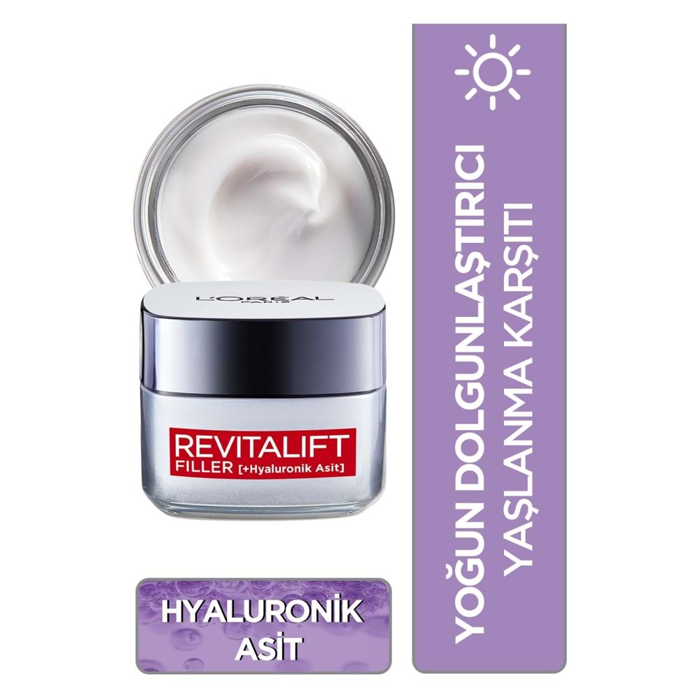 Loreal Paris Revitalift Filler Gündüz Kremi 50 ml