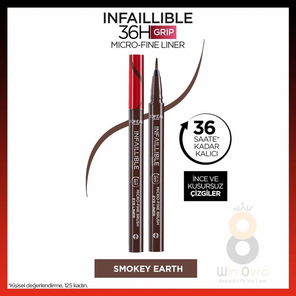 Loreal Paris Infaillible 36H Grip Micro Fine Eyeliner 02 Smokey Earth