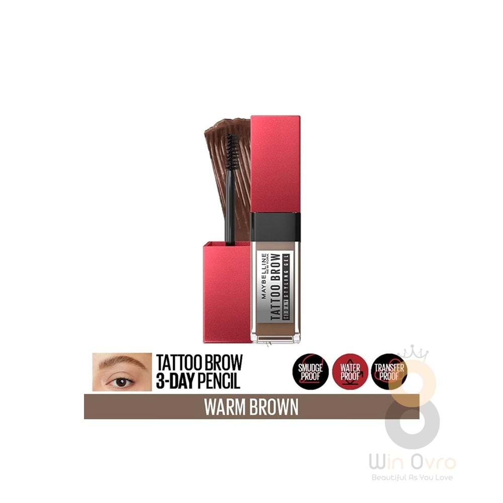Maybelline New YorkTattoo Brow 36h Gel 260 Deep Brown