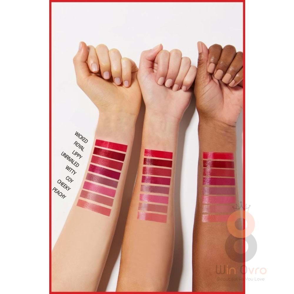 Maybelline New York Super Stay Vinyl Ink Uzun Süre Kalıcı Likit Parlak Ruj 50 Wicked