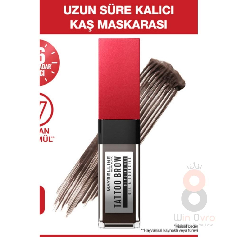 Maybelline New YorkTattoo Brow 36h Styling Gel - 257 Medium Brown