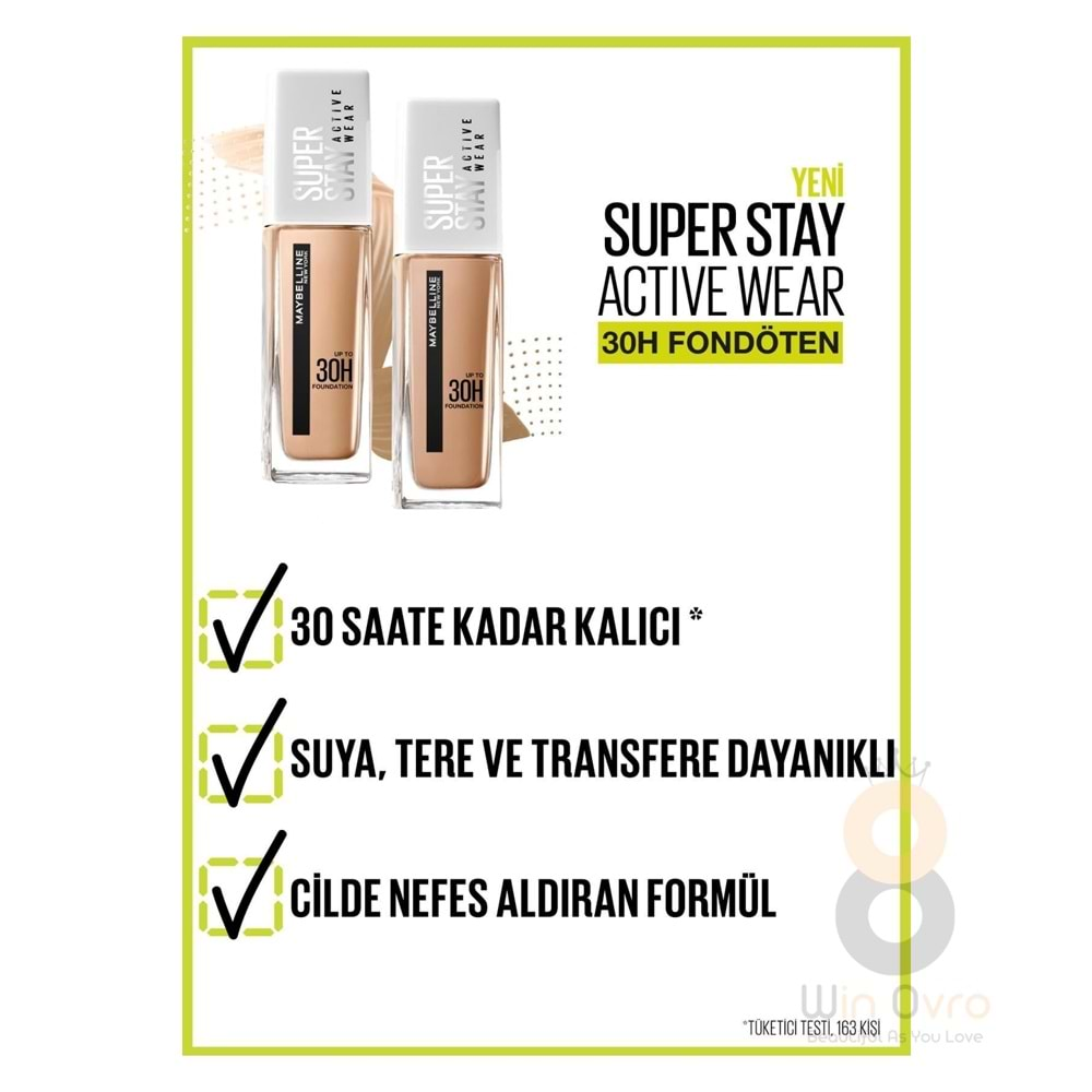 Maybelline New York Superstay Actıve Wear 30h Foundatıon 40 Fawn Cannelle