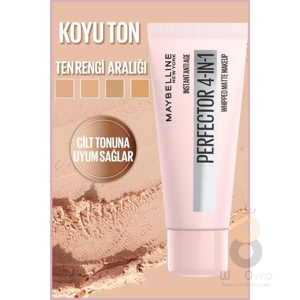 Maybelline New York Perfector 4in1 Whipped Make Up 02 Light Medium