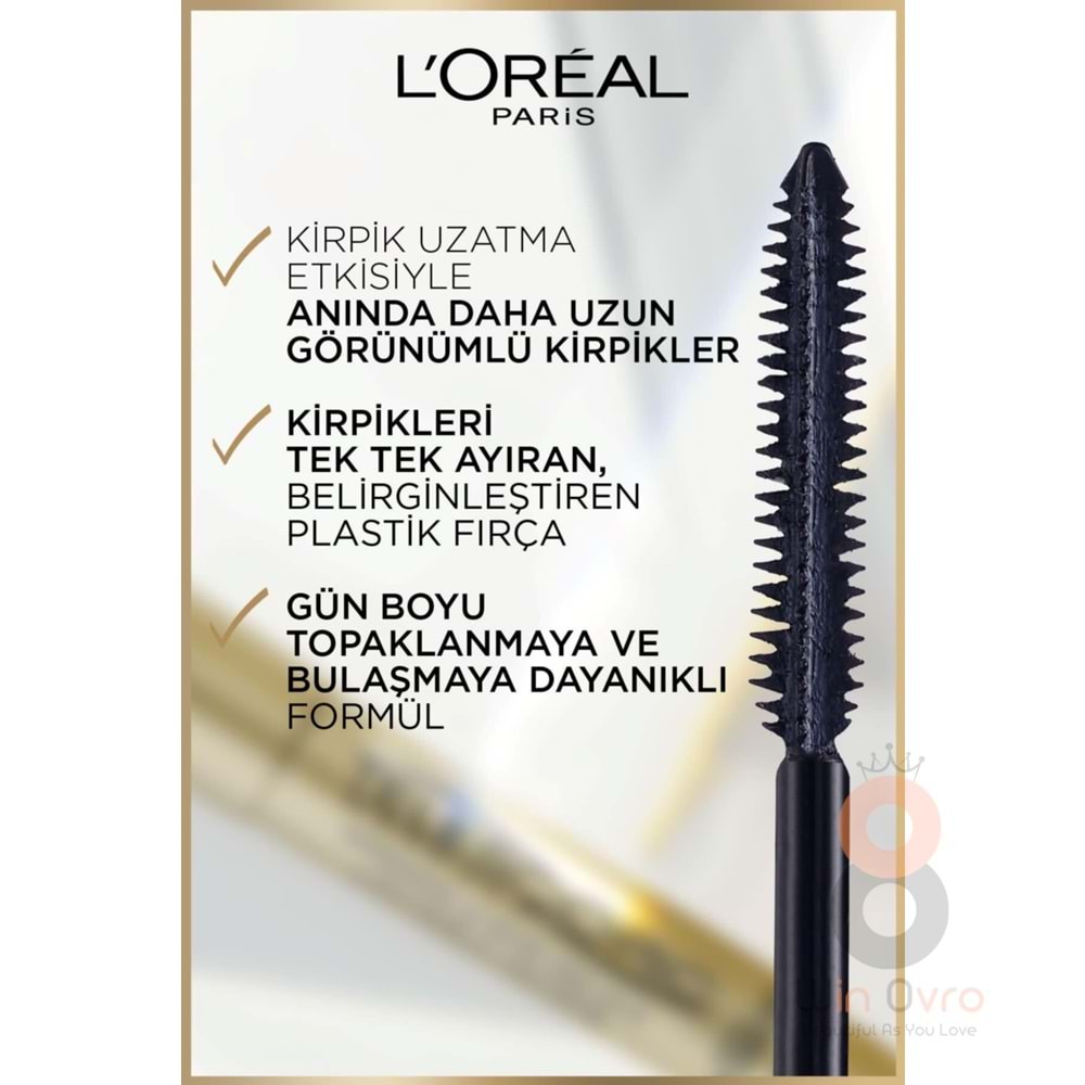 Loreal Paris Maskara Telescopic Gold Black Siyah