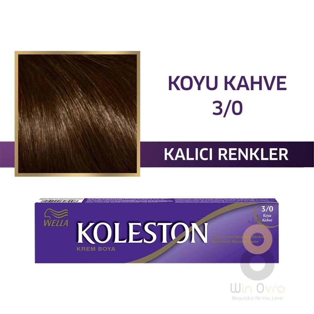 Koleston Single Tüp Boya 3/0 Koyu Kahve