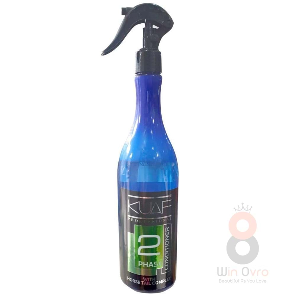 Kuaf Conditioner Çift Fazlı Fön Suyu 400 Ml.-At Kuyruğu Kompleksi-Yeşil