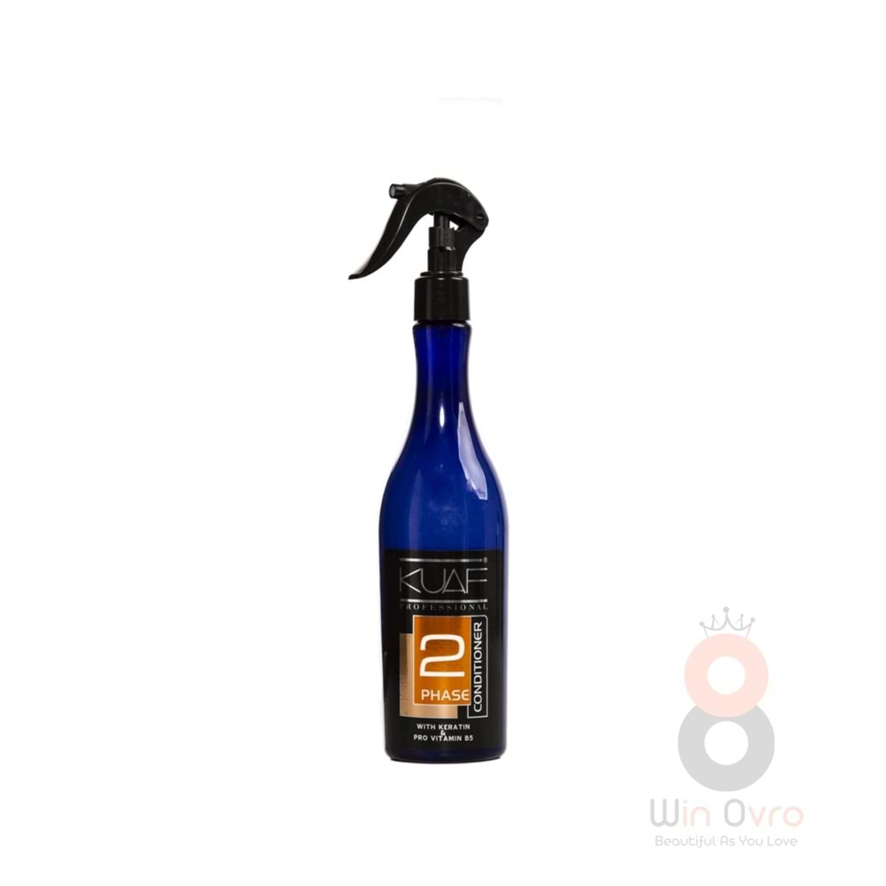 Kuaf Conditioner Çift Fazlı Fön Suyu 400 ml.-keratin Ve Pro Vitamin B5 Turuncu
