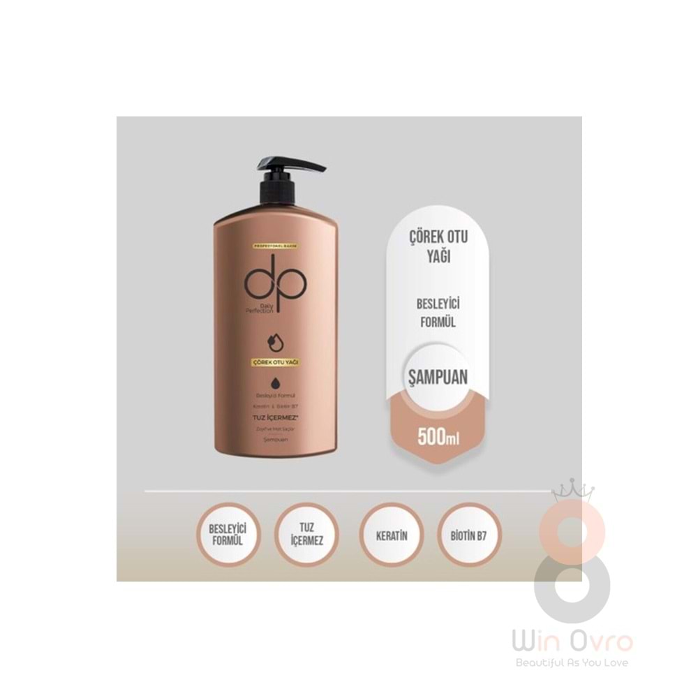 Dp Daily Perfection Şampuan Pro Tuzsuz Çörel Otu Yağı 500 ml.