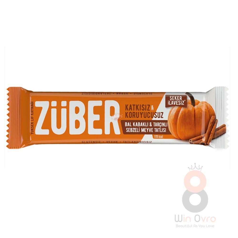 Züber Bal Kabaklı Tarçınlı Sebzeli Meyve Tatlısı 35 G