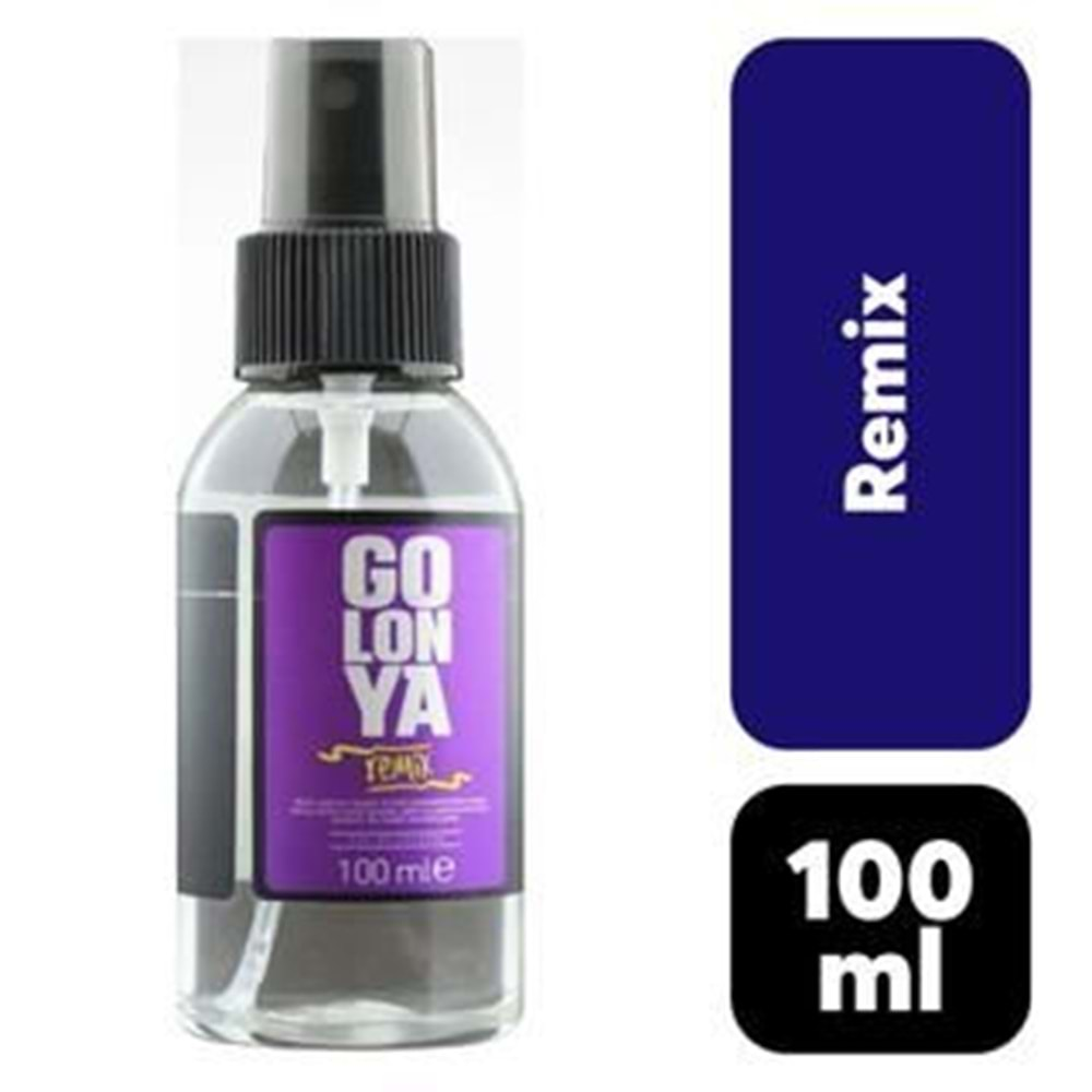 Golonya Sprey Kolonya Plastik Şişe Remix 100 ml