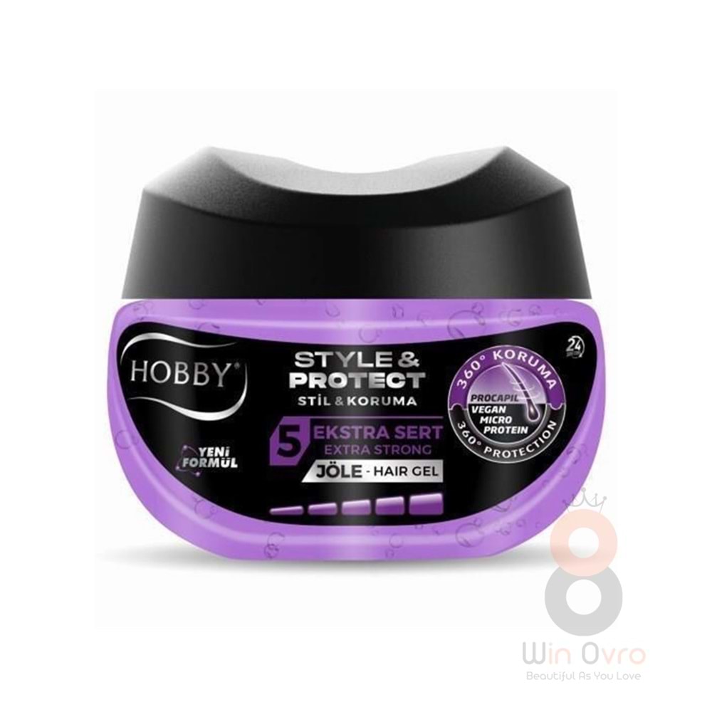 Hobby Saç Jölesi Style Protect Ekstra Sert 400 Ml