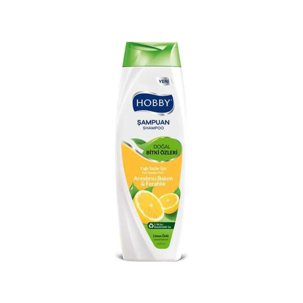 Hobby Limon Özlü Yağlı Saçlar Için Şampuan 600 ml