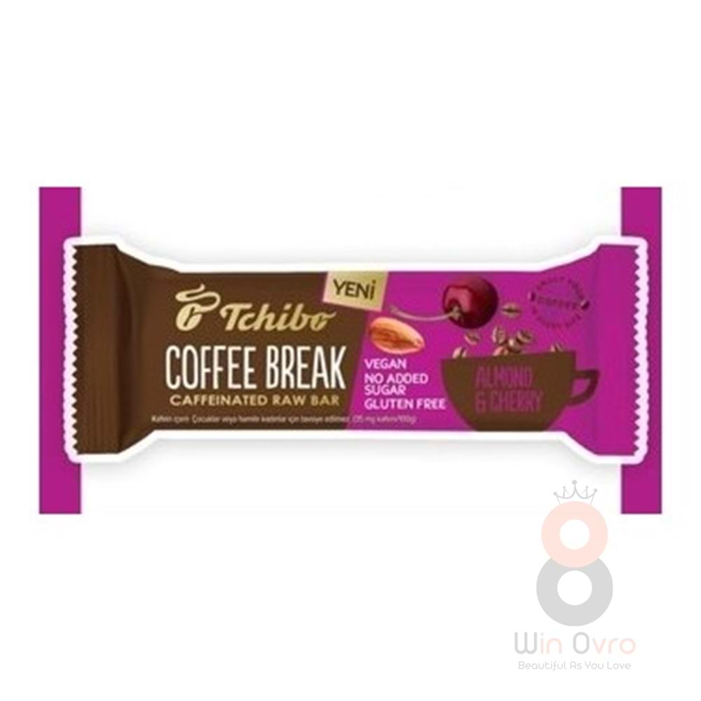 Tchibo Coffee Break Bademli ve Vişneli Kahveli Bar 40 gr.