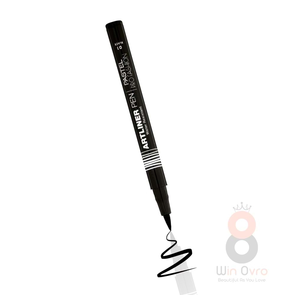 Pastel Artliner Pen - Artliner Kalem 01 Black