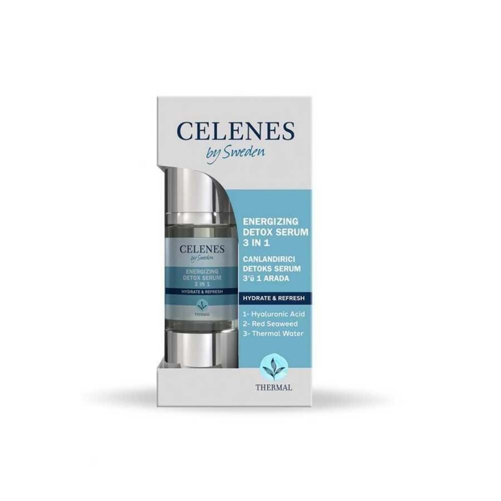 Celenes Thermal Detox Yüz Serum 3 İn 1 30 Ml