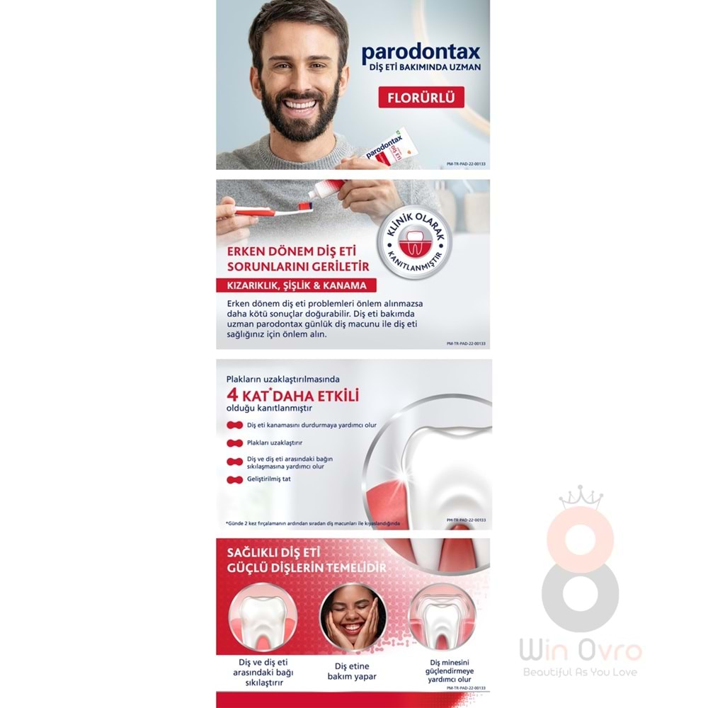Parodontax Florürlü Diş Macunu 75 ml