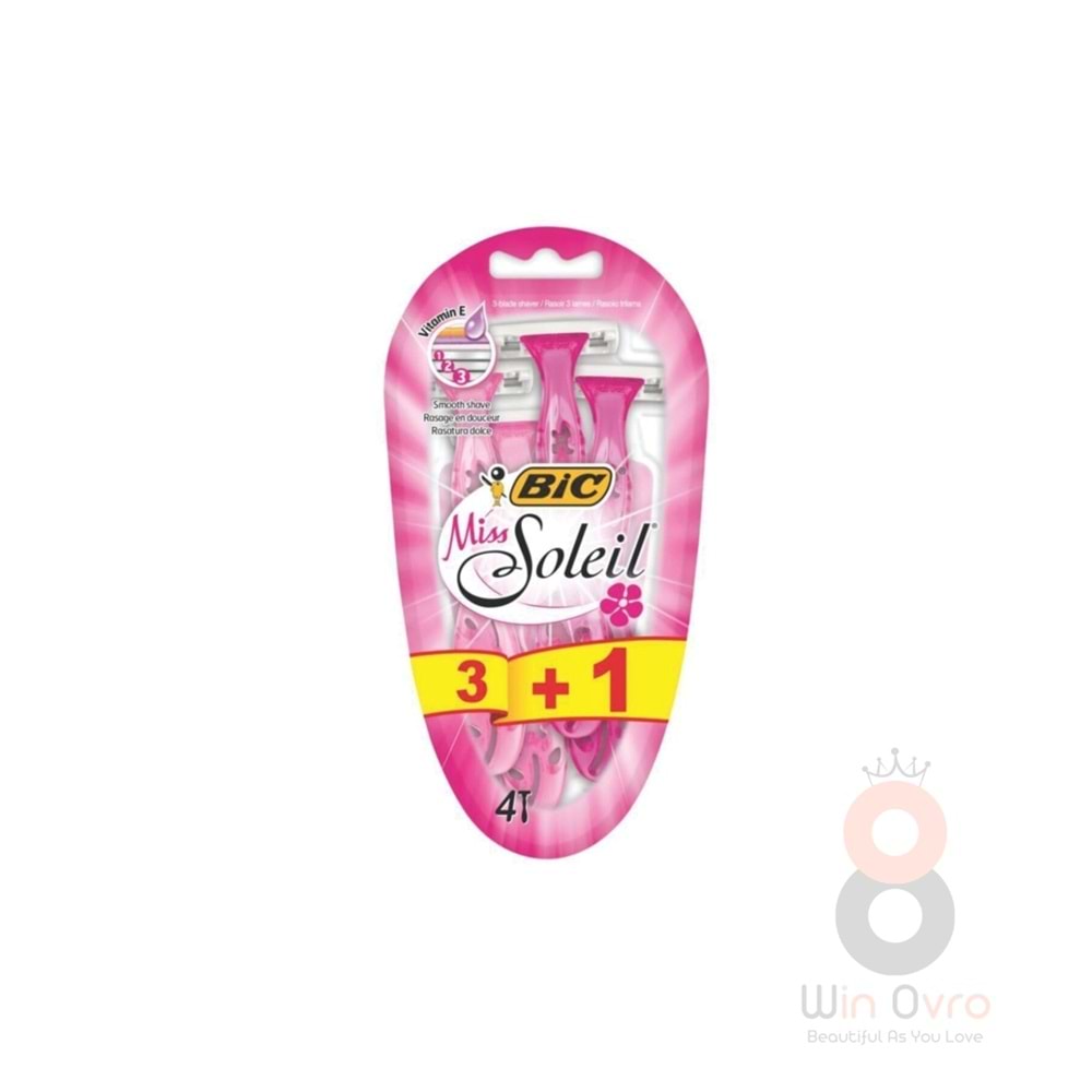 Bic Miss Soleil Tıraş Bıçağı 3 + 1 / 4 Adet