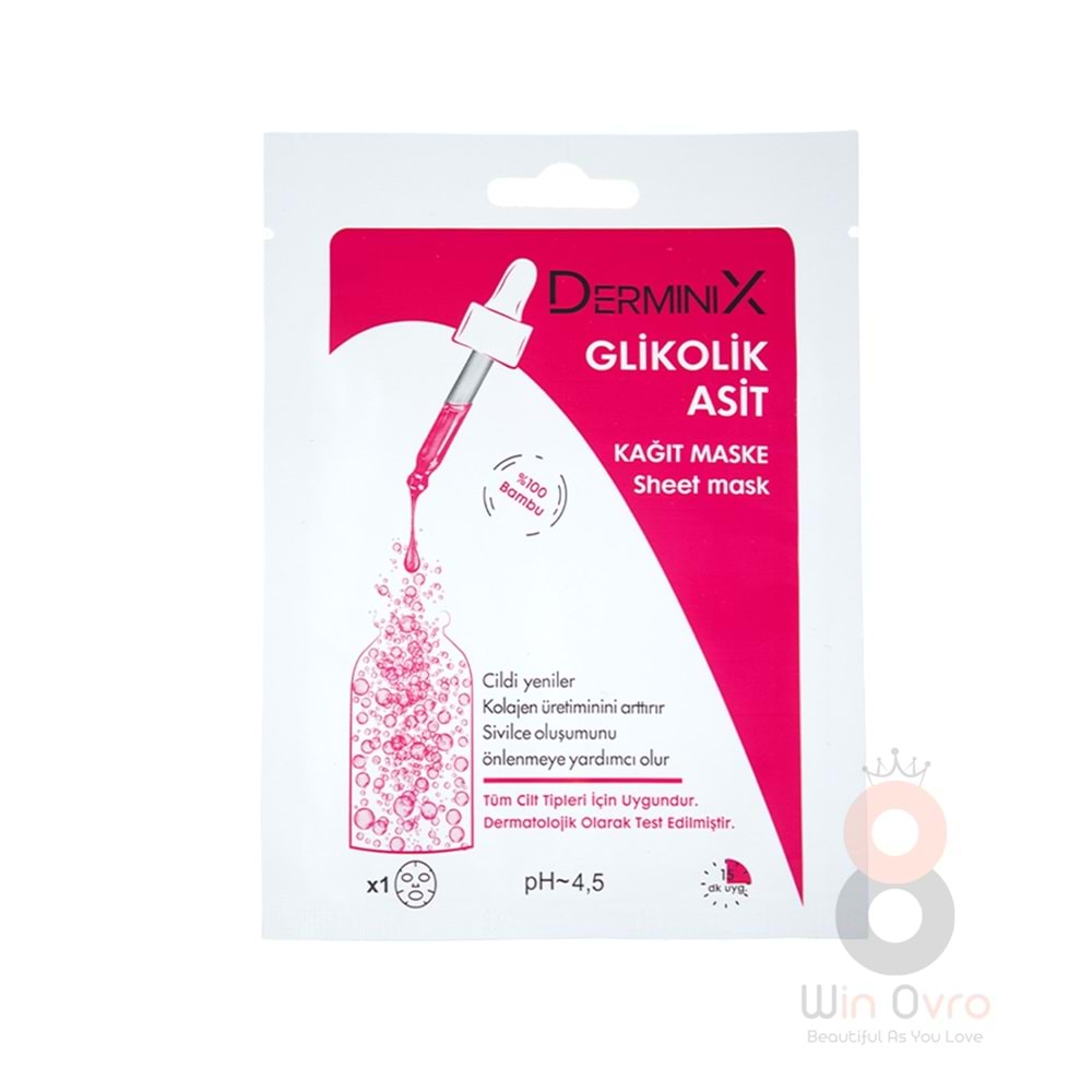 Derminix Glikolik Asit Kağıt Maske