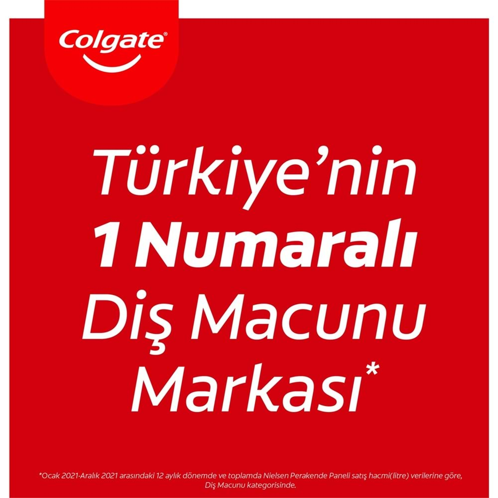 Colgate Extra Clean Dil Temizleyicili Arka Dişlere Uzanan Orta Diş Fırçası 1+1